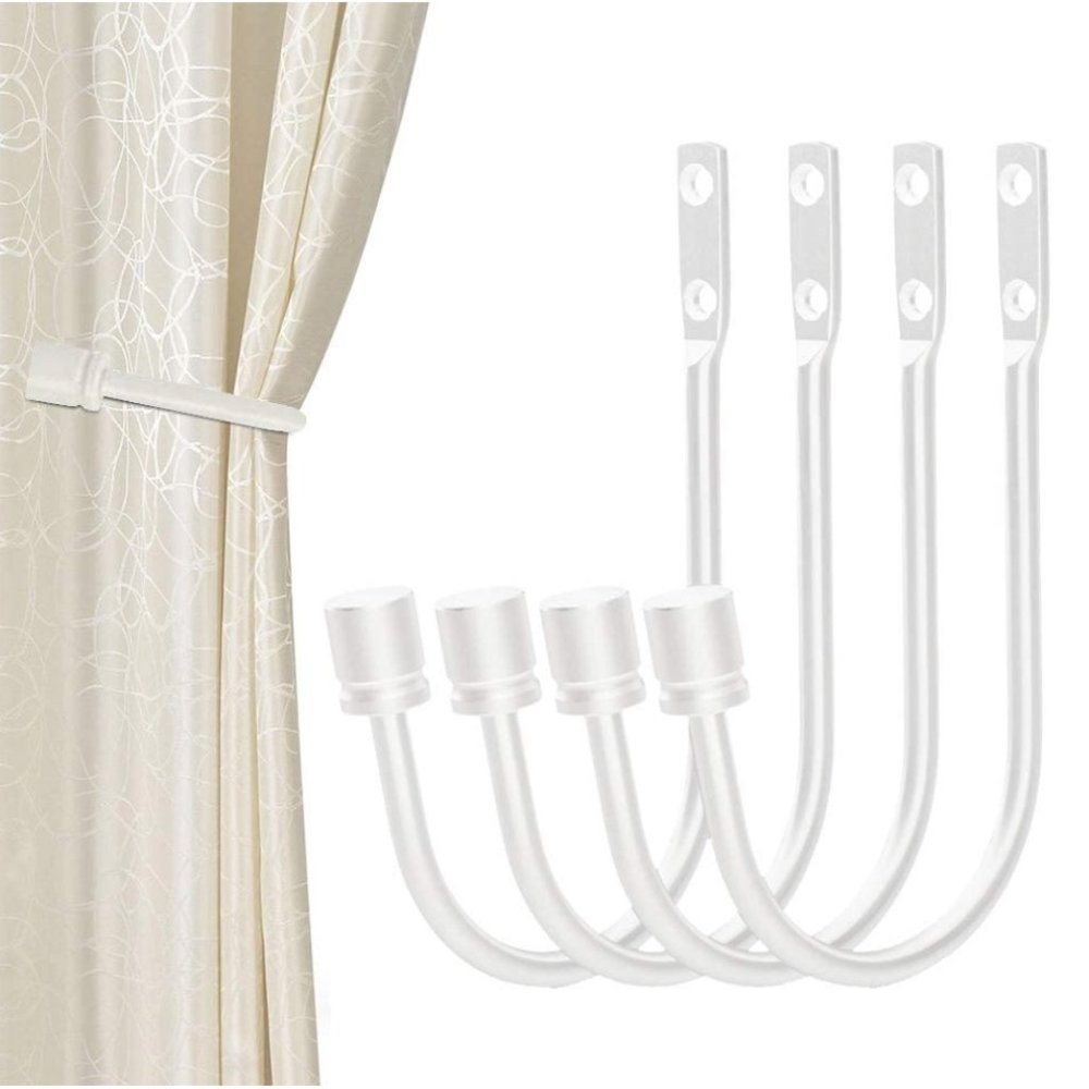 NWT White Curtain Holdbacks Set of 4